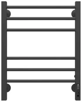 Электрический полотенцесушитель «Terminus» Сицилия П6 53/80 new встроенный диммер чёрный муар правый