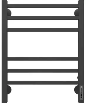 Электрический полотенцесушитель «Terminus» Ватикан П6 48/60 new встроенный диммер чёрный муар правый