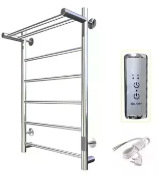 Электрический полотенцесушитель «Тругор» Аспект Пэк сп 1 40/80 хром с полкой универсальный