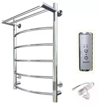 Электрический полотенцесушитель «Тругор» Пэк сп 5 40/80 хром с полкой универсальный