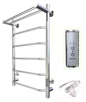 Электрический полотенцесушитель «Тругор» Пэк сп 6 40/80 хром с полкой универсальный