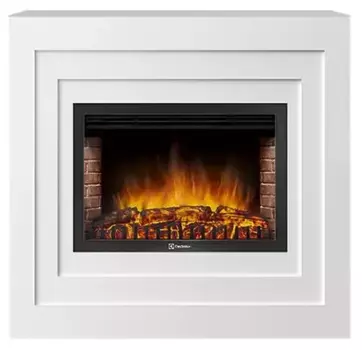 Электрокамин с порталом «Electrolux» EFP/P-3020LSс порталом Cubo 30 белый