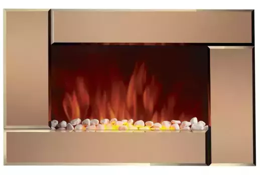 Электрокамин с порталом «Electrolux» EFP/W-2000S Bronze зеркальный бронзовый