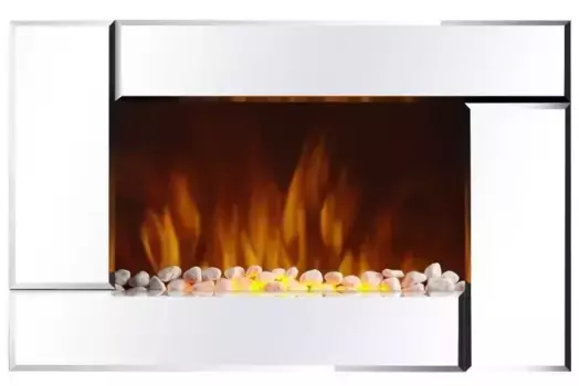 Электрокамин с порталом «Electrolux» EFP/W-2000S Silver зеркальный