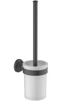 Ёршик для унитаза «Акватек» Классик AQ4510MB на стену чёрный матовый