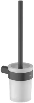 Ёршик для унитаза «Акватек» Лира AQ4410MB на стену чёрный матовый