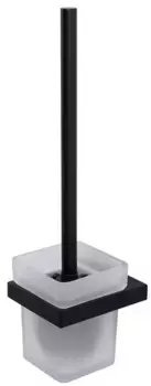 Ёршик для унитаза «Cezares» SLIDER-TBS-V-NOP на стену чёрный матовый