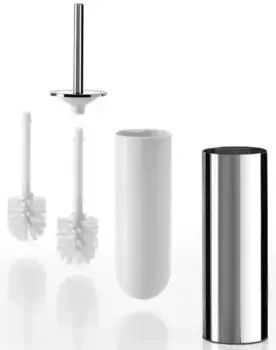 Ёршик для унитаза «Inda» My Love AV014ACR напольный с запасной щеткой хром