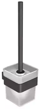 Ёршик для унитаза «Lemark» Smooth Line 9766021 на стену графит