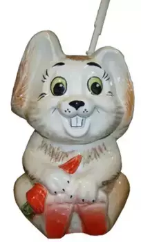 Ёршик для унитаза «Оскольская керамика» Заяц напольный