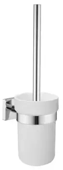 Ёршик для унитаза «Rainbowl» 2790-4 на стену хром/белый
