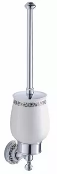 Ёршик для унитаза «Schein» Carving 7065031 на стену хром/белый