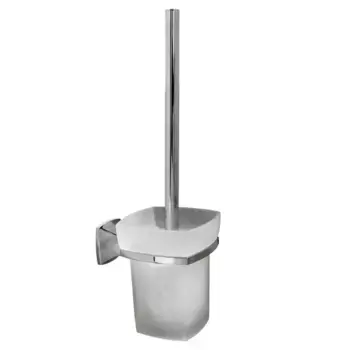 Ёршик для унитаза «WasserKRAFT» Wern K-2527 на стену хром