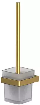 Ёршик для унитаза «Whitecross» Cubo CU2470GLB на стену брашированное золото