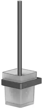 Ёршик для унитаза «Whitecross» Cubo CU2470GM на стену оружейная сталь