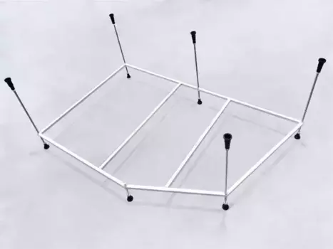 Каркас для ванны «Am.Pm» Like 170/110 серый правый