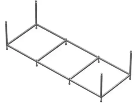 Каркас для ванны «Am.Pm» Sensation 170/75 серый