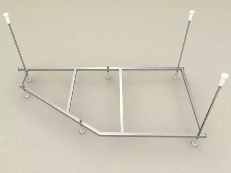 Каркас под ванну «Акватек» Дива 150 (шпильки) универсальный