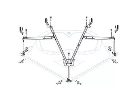 Каркас под ванну «Cezares» Cetina-150-MF