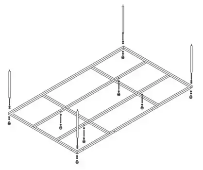 Каркас под ванну «Cezares» Plane Duo-MF