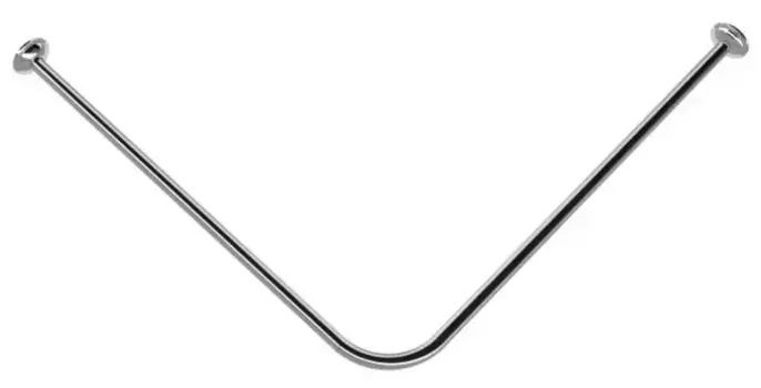 Карниз для поддона «Triton» квадратный 100/100 на стену хром