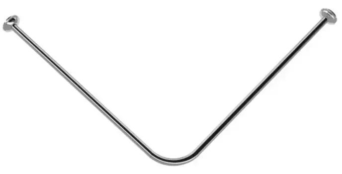 Карниз для поддона «Triton» квадратный 90/90 на стену хром