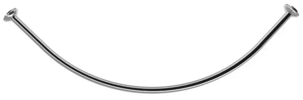 Карниз для поддона «Triton» полукруглый 80/80 на стену хром