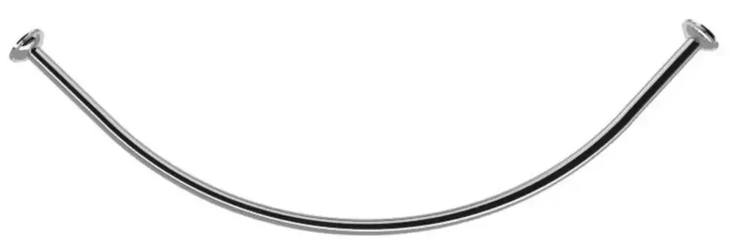 Карниз для поддона «Triton» полукруглый 90/90 на стену хром