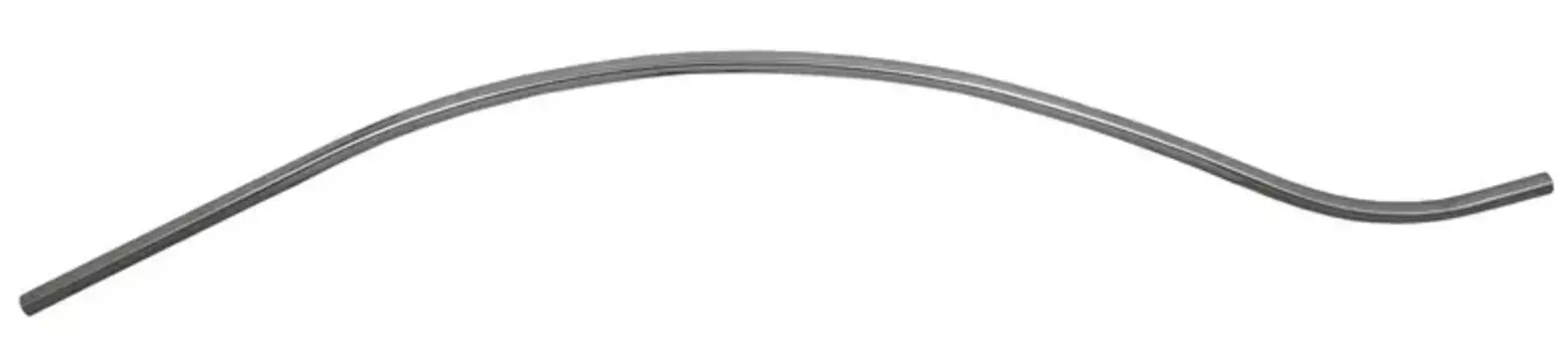 Карниз для ванной «1Marka» Piccolo 150/75 на стену хром