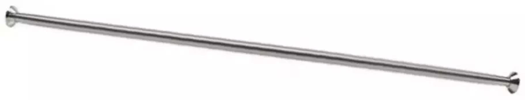 Карниз для ванной «1Marka» прямой 180 на стену хром