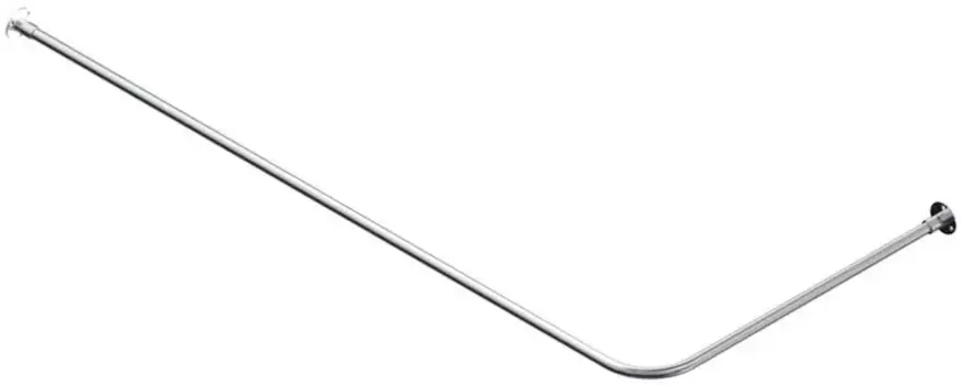 Карниз для ванной «Акватек» Медея 170/95, 50 на стену хром