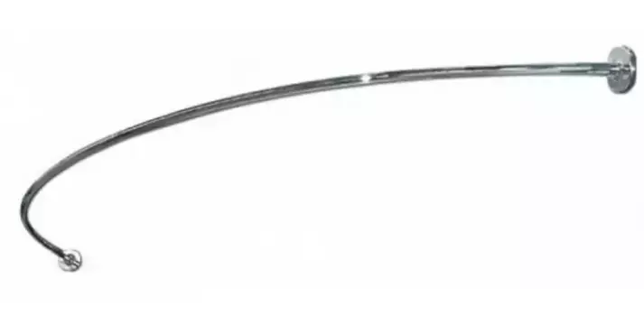 Карниз для ванной «Акватек» Пандора 160/75 на стену хром