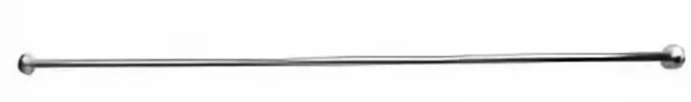 Карниз для ванной «Акватек» прямой 120 на стену хром