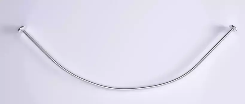 Карниз для ванной «Marka One» Afrodita 150/150 на стену хром