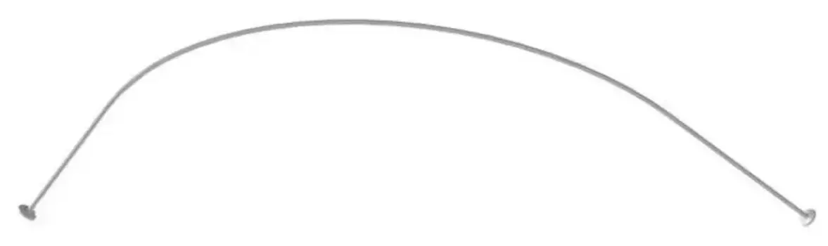 Карниз для ванной «Radomir» Алари на стену хром