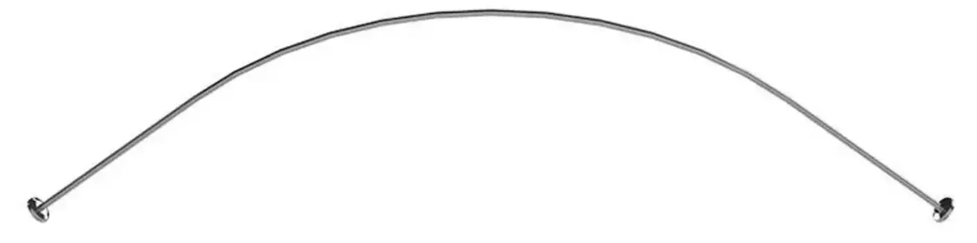 Карниз для ванной «Radomir» Филадельфия на стену хром