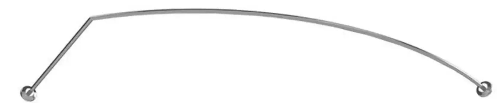 Карниз для ванной «Radomir» Монти на стену хром