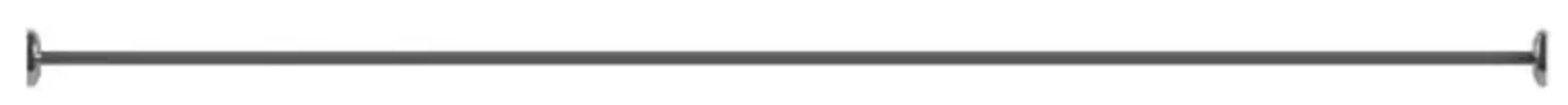 Карниз для ванной «Radomir» прямой 300 на стену хром