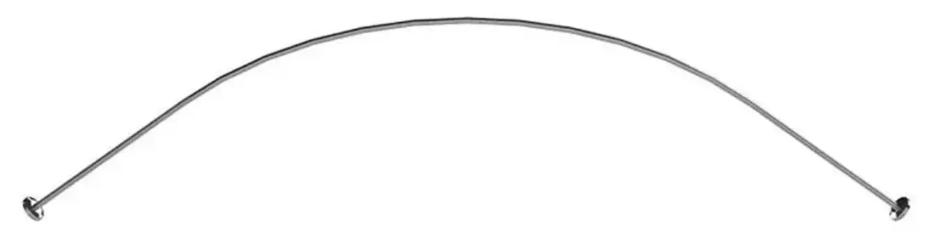 Карниз для ванной «Radomir» Сорренто 140 на стену хром