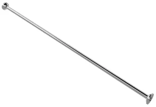 Карниз для ванной «Triton» прямой 170 на стену хром