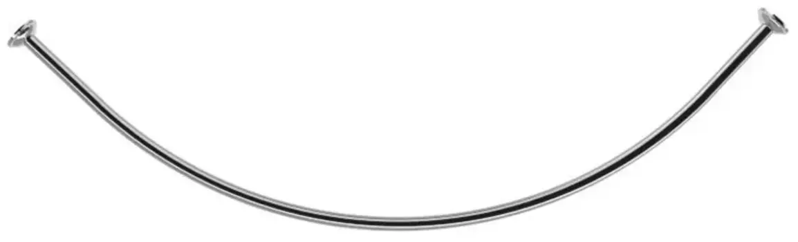 Карниз для ванной «Triton» Троя 150/150 на стену хром