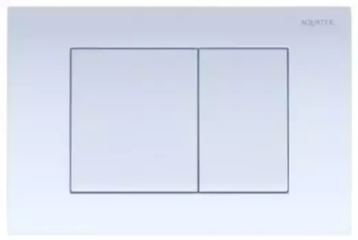 Кнопка смыва «Акватек» KDI-0000009 пластик белая