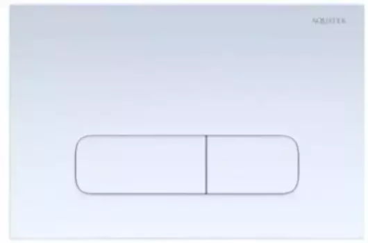 Кнопка смыва «Акватек» KDI-0000013 пластик белая