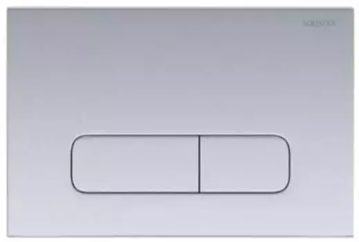 Кнопка смыва «Акватек» KDI-0000014 пластик хром матовый