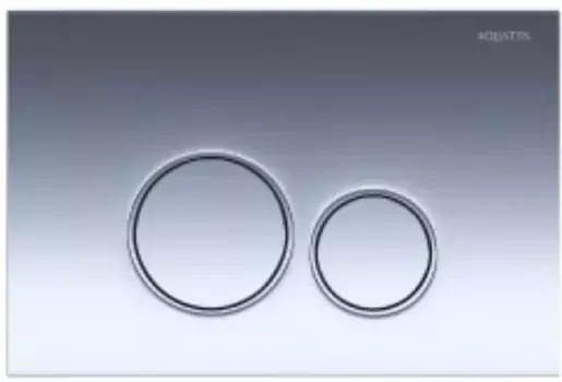 Кнопка смыва «Акватек» KDI-0000018 пластик хром