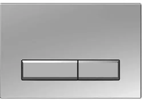 Кнопка смыва «Акватек» Slim KDI-0000023 пластик хром