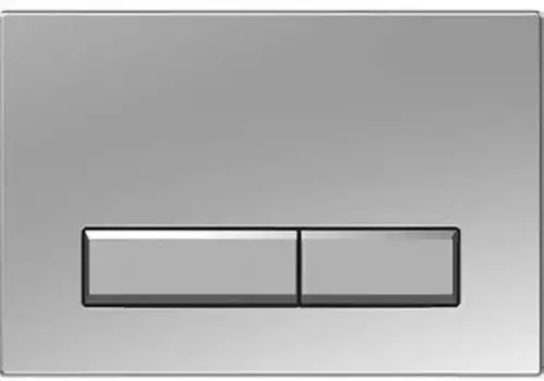 Кнопка смыва «Акватек» Slim KDI-0000027 пластик никель