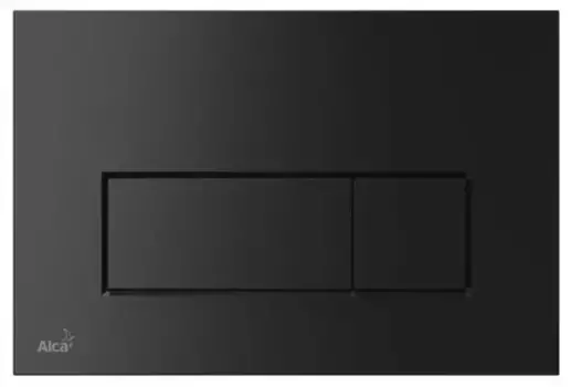 Кнопка смыва «AlcaPlast» M578 черная матовая
