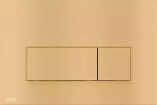 Кнопка смыва «AlcaPlast» M57-G-M золото матовое