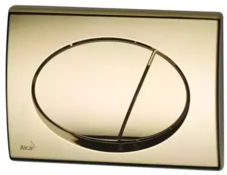 Кнопка смыва «AlcaPlast» M75 золото